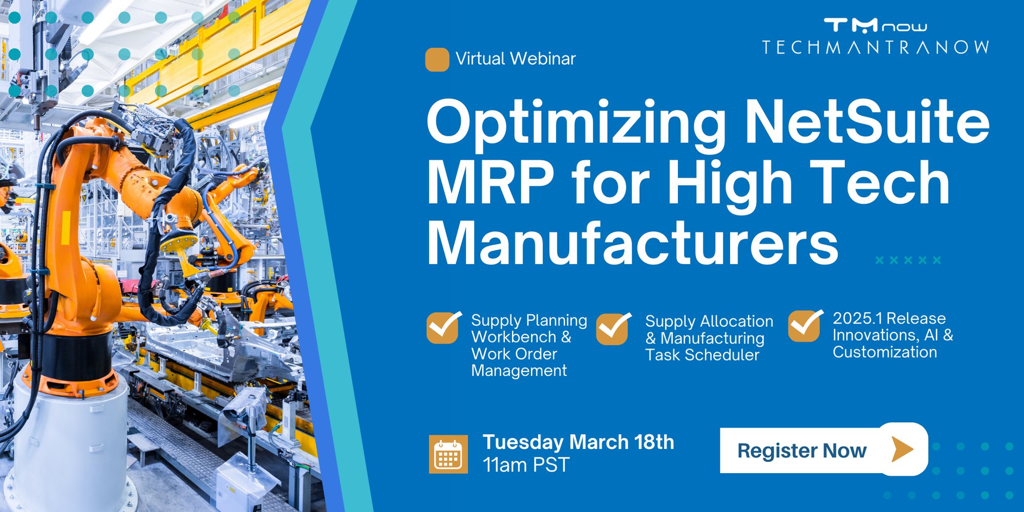 Optimizing NetSuite MRP for High-Tech Manufacturers